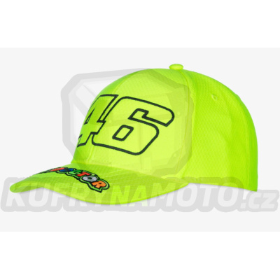 Kšiltovka VR46 THE DOCTOR fluo žlutá 503228