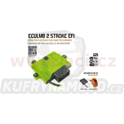 řídící jednotka pro 2-taktní motory s přepínačem MAP, GET (kit-ECU+přepínač MAP+WifiCOM)