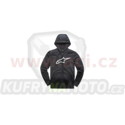 mikina AGELESS II FLEECE, ALPINESTARS (černá/bílá)