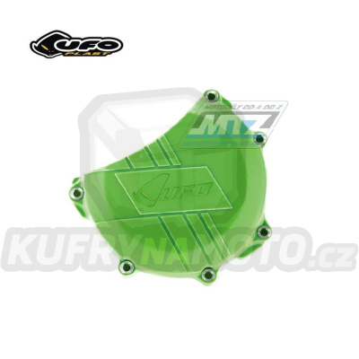 Kryt spojkového víka UFO Kawasaki KXF450 / 16-18 - zelený