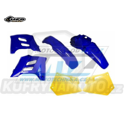 Sada plastů Gas-Gas EC125+EC200+EC250+EC300 / 00-06 - barva modro-žlutá