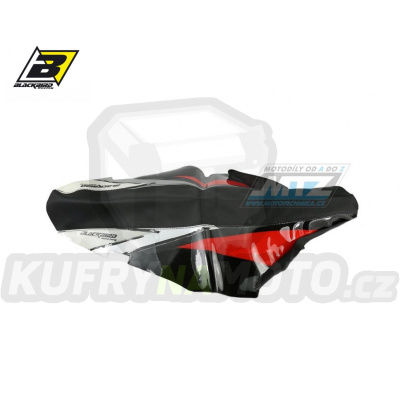 Potah sedla Honda CRF150R / 07-25 - barva černo-červeno-bílá - typ potahu DIA2