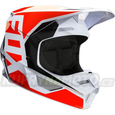 Přilba FOX V1 Prix Helmet MX20 Fluo Orange - oranžová (velikost M)