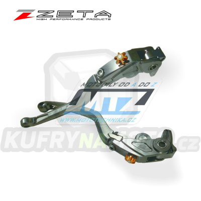 Páčka brzdy výklopná ZETA-PILOT (závodní provedení titan) - ZETA ZS61-1630 - Yamaha YZF-R1+YZF-R1M+YZF-R1S / 15-18 + YZF-R6 / 17-18