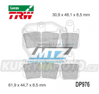 Destičky brzdové DP976-LUSV TRW Lucas MCB795SV - směs Sinter Racing Road