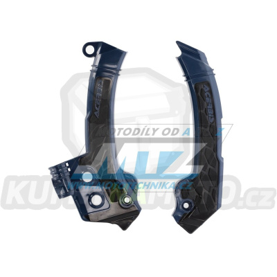 Kryty rámu Husqvarna TC125+TC250 + FC250+FC350+FC450 / 23-24 + TE+FE / 24 - barva modro-černá