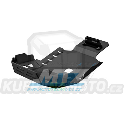 Kryt pod motor hliníkový Dual Sport - BMW F750GS+F850GS / 16-20 - barva černá