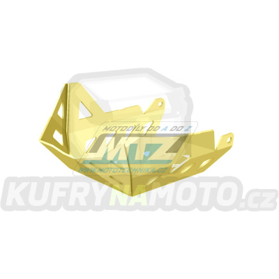 Kryt pod motor hliníkový Dual Sport - Suzuki DL650 V-Strom / 08-11 - barva žlutá