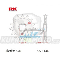 Kolečko řetězové (pastorek) 1446-13zubů RK - Kawasaki KXF250 / 06-23 + KX250 / 19-22