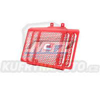 Kryty chladičů ocelové Dual Sport - Moto Morini X-Cape 649 / 22-23 - barva červená