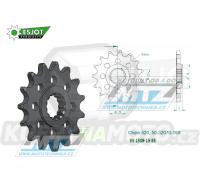 Kolečko řetězové (pastorek) 1539-15zubů ESJOT 50-32070-15S - Kawasaki KLX230 + KLE300 Versys + EX250 Ninja+EX400 Ninja + Z300+Z400+Z500 + EL500 Eliminator + ZX10R Ninja + KEF300 Lakota+KES300 Lakota