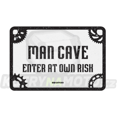 plechová cedule MAN CAVE, OXFORD
