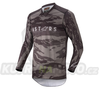 dres RACER TACTICAL, ALPINESTARS (černá/šedá)
