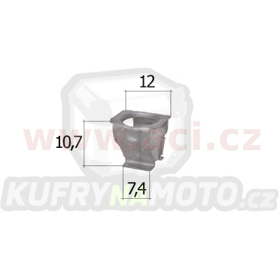 kovová příchytka (sada 10 ks)