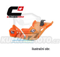 Kryt pod motor plastový DTC Engine Guard - KTM 250SXF+250XCF+350SXF+350XCF / 19-20 + Husqvarna FC250+FC350 / 19-20 (barva oranž)