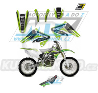 Polepy s potahem sedla (sada polepů a potah sedla Dream) - Kawasaki KXF250 / 04-05 - typ polepů Dream4