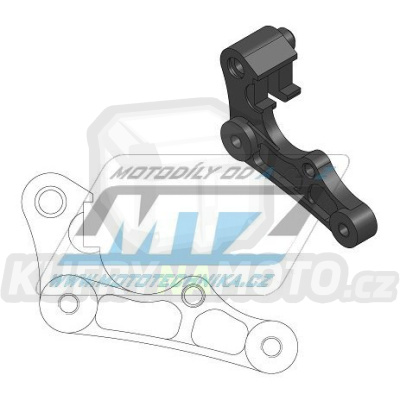 Adaptér brzdového kotouče pro průměr 270mm Oversize Adapter - Yamaha YZ125+YZ250 / 08-24 + YZF250 / 07-24 + YZF450 / 08-24 + Fantic XX+XE+XXF