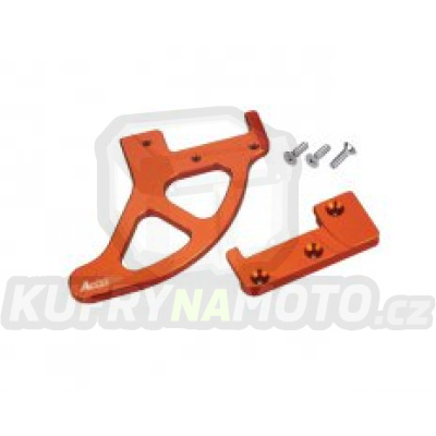 ACCEL kryt hliníkový zadní kotouče brzdové KTM SX/EXC '04-'16 barva oranžová