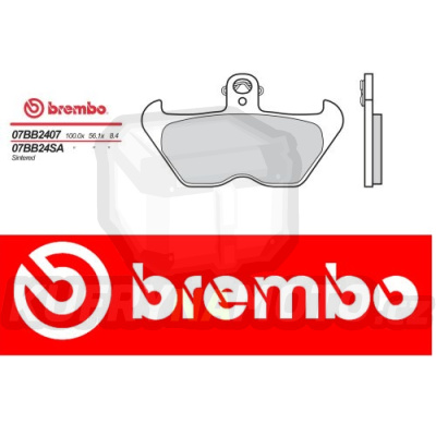 Brzdové destičky Brembo BMW R 850 RT 850 r.v. Od 98 - 00 směs Originál Přední