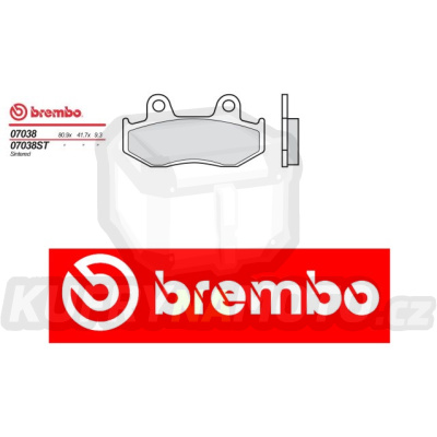 Brzdové destičky Brembo HONDA CHIOCCIOLA 150 r.v. Od 00 -  směs S T Přední