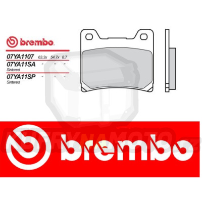 Brzdové destičky Brembo YAMAHA FJ L, LC 100 r.v. Od 84 -  směs SA Přední