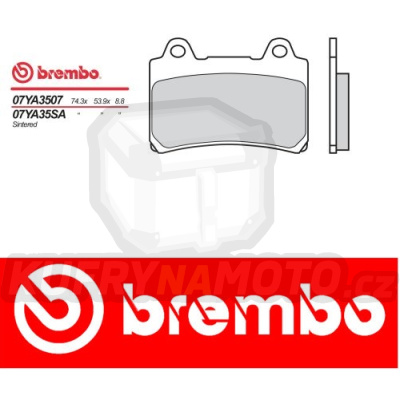 Brzdové destičky Brembo YAMAHA XJR 1200 r.v. Od 94 - 98 směs SA Přední
