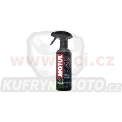 MOTUL suchý čisticí a ochranný vosk E1 WASH & WAX, 400 ml 