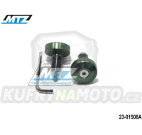 Koncovky/závaží řidítek Alloy - zelené (pro vnitřní průměr řidítek ¤13mm)
