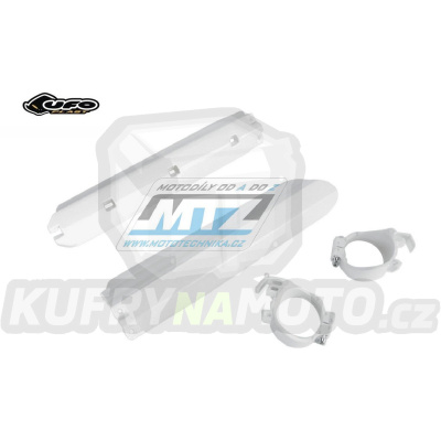 Kryty předních vidlic Yamaha YZ125 + YZ250 / 91-95 - barva bílá