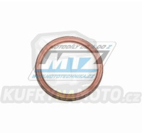 Těsnění výfuku (těsnění mezi motor a svody) - rozměry 30,5x39,5x3,5mm