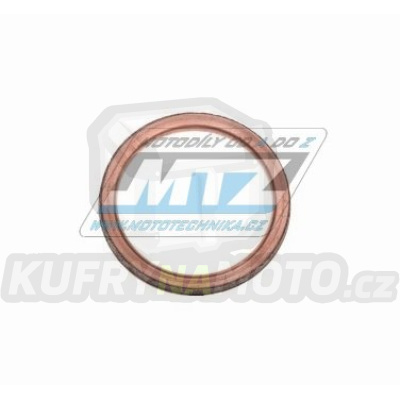 Těsnění výfuku (těsnění mezi motor a svody) - rozměry 30,5x39,5x3,5mm