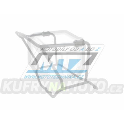 Padací rám Dual Sport Crash Bar - Honda XRV750 Africa Twin / 93-00 - barva stříbrná Ice Polished