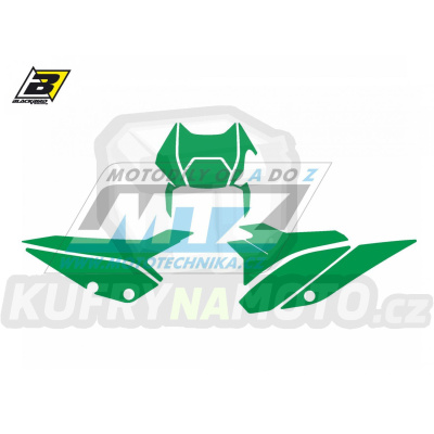 Polepy číslových tabulek (vystřižené) - Beta RR 2T+4T / 20-23 - barva zelená