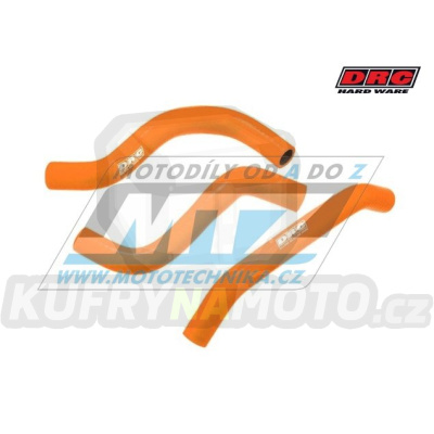 Hadice chladiče DRC RADIATOR HOSE KIT - DRC D47-01-940 - KTM 250SXF+350SXF / 23-24 + 250EXCF+350EXCF / 24 - oranžové