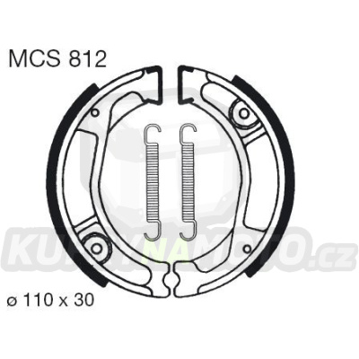 Brzdové čelisti LUCAS MCS 812