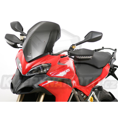 Plexi plexisklo MRA Ducati Multistrada 1200 S 2009 - 2012 typ turistický T kouřové