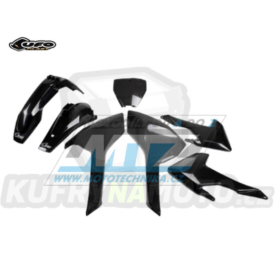 Sada plastů Husqvarna TC125+TC250 + FC250+FC350+FC450 / 16-18 - barva černá
