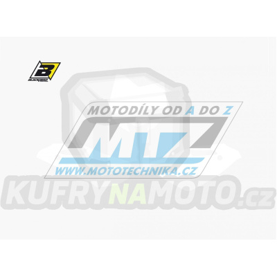 Polepy číslových tabulek (vystřižené) - Husqvarna TC250 / 08-13 + TC450 / 08-10 - barva bílá