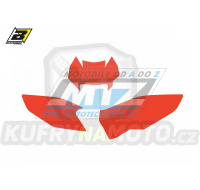 Polepy číslových tabulek (vystřižené) - Husaberg FE+TE / 13-14 - barva červená