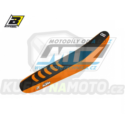 Sedlo kompletní KTM EXC+EXCF / 20-23 + SX+SXF / 19-22 - barva černo-oranžová - typ potahu DG3 - standardní výška