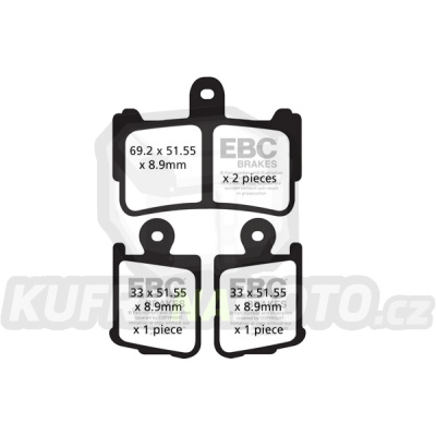 Brzdové destičky EBC FA499/4HH