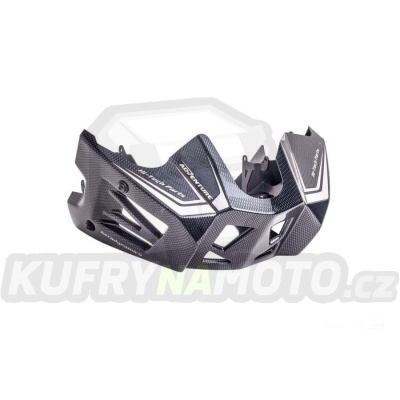 Spoiler motoru PUIG 5896C karbonový vzhled včetně samolepek