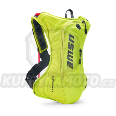 batoh ENDURO OUTLANDER 4, USWE - Švédsko (žlutý fluo, objem 4 l, hydrobag 3 l)