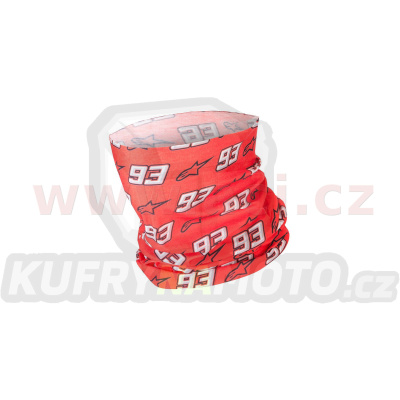 nakrčník MM93, ALPINESTARS (červená/bílá/černá)
