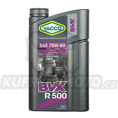 Převodový olej YACCO BVX R 500 75W80 2L