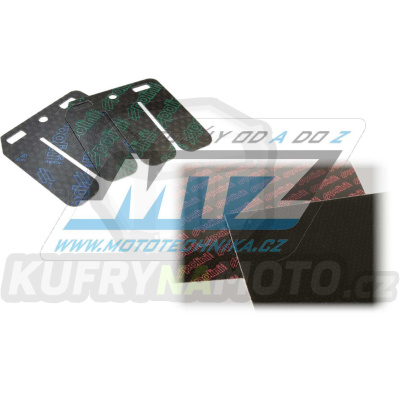 Polotovar na klapky carbon (rozměry 110x110x0,45mm)