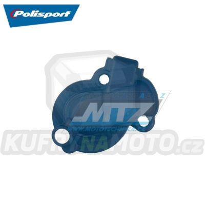Kryt víka vodní pumpy - KTM 450SXF / 16-25 + 450EXC+500EXC / 17-25 + Husqvarna FC450 / 16-22 + FE450+FE501 / 17-23 + Gas-Gas MCF450+ECF450+ECF500 - barva modrá