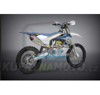 Výfuk kompletní (výfukový systém) Yoshimura RS-4 - KTM 250EXCF / 16-17 +250SXF+250XCF+350SXF+350XCF / 16-18 + 250SXF Factory Edition / 15 +350EXCF / 17-19 + Husqvarna FC250+FC350 / 16-18 + FX350 / 17-18