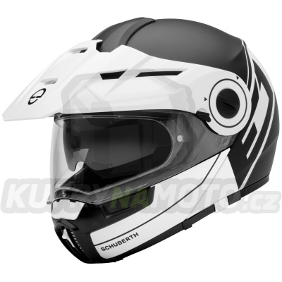 Enduro vyklápěcí přilba SCHUBERTH E1 Radiant White