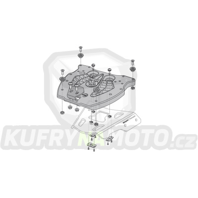 Adaptér plotna GPT pro kufr TraX pro držák nosič ALU RACK SW Motech GPT.00.152.400